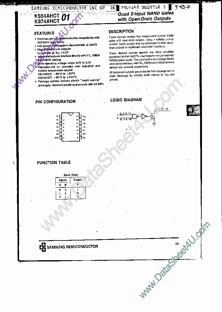 KS74AHCT01_394470.PDF Datasheet