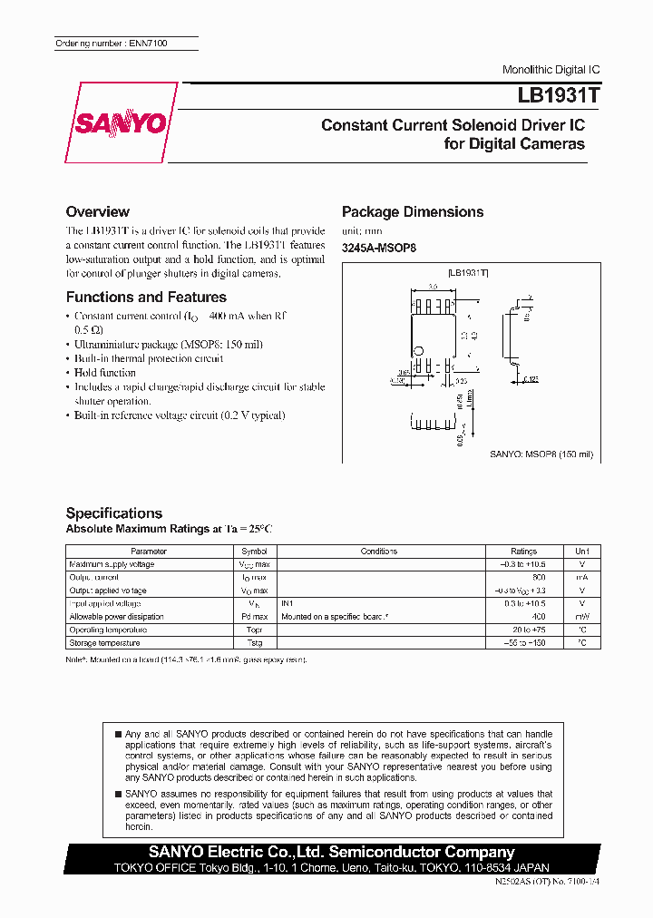 LB1931T_412493.PDF Datasheet