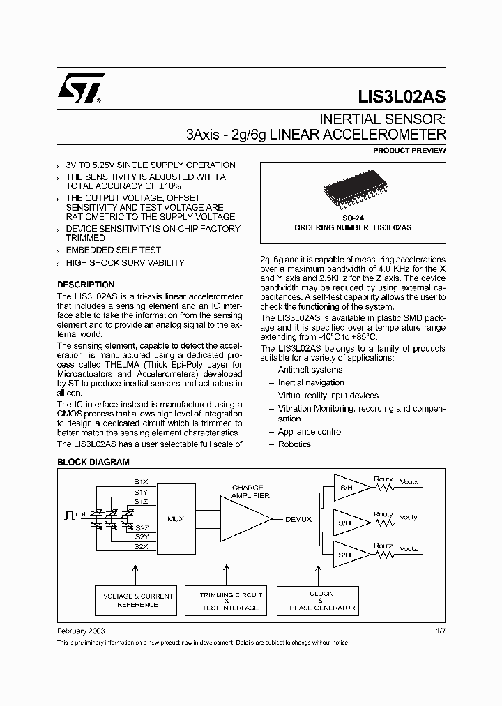 LIS3L02AS_394103.PDF Datasheet