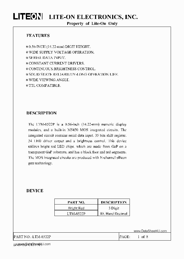 LTM8522P_419931.PDF Datasheet