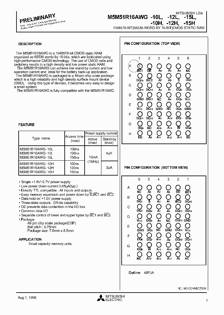 M5M51R16AWG-10L_406697.PDF Datasheet