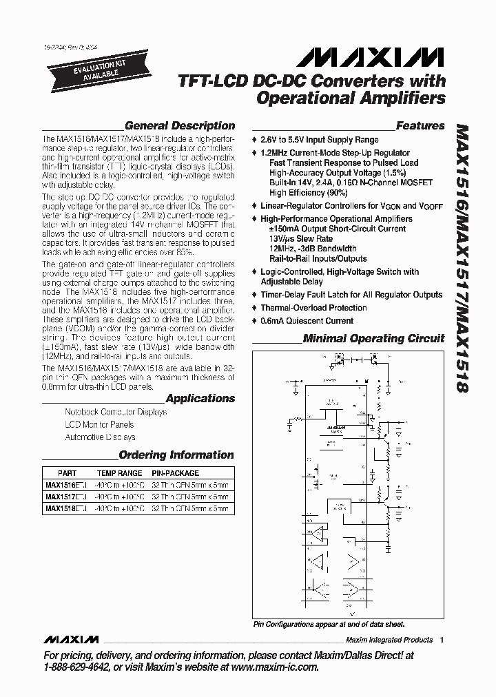 MAX1518_193437.PDF Datasheet