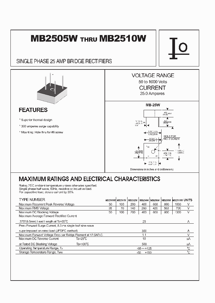 MB252W_419994.PDF Datasheet