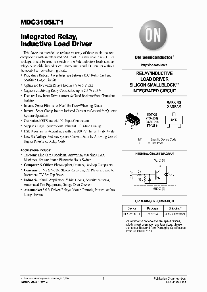 MDC3105LT1_401967.PDF Datasheet