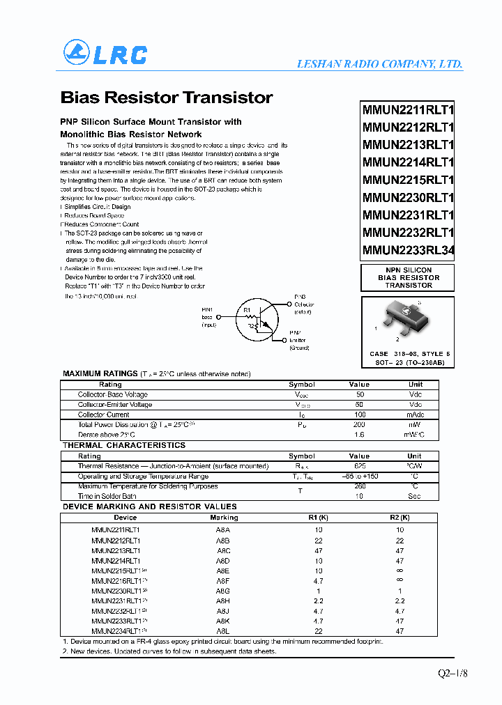 MMUN2211RLT1_59436.PDF Datasheet