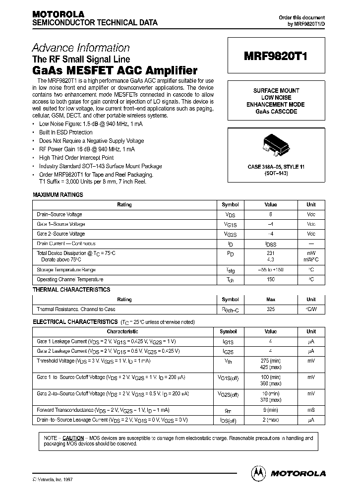 MRF9820T1_415769.PDF Datasheet