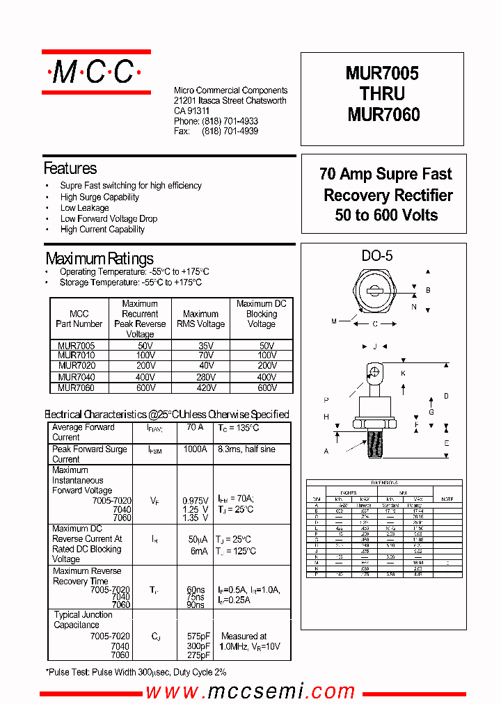 MUR7005_387855.PDF Datasheet