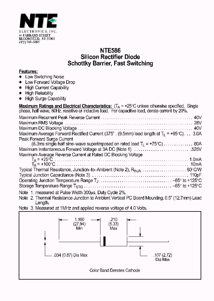 NTE586_412484.PDF Datasheet