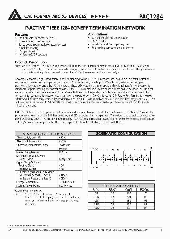 PAC1284_134735.PDF Datasheet