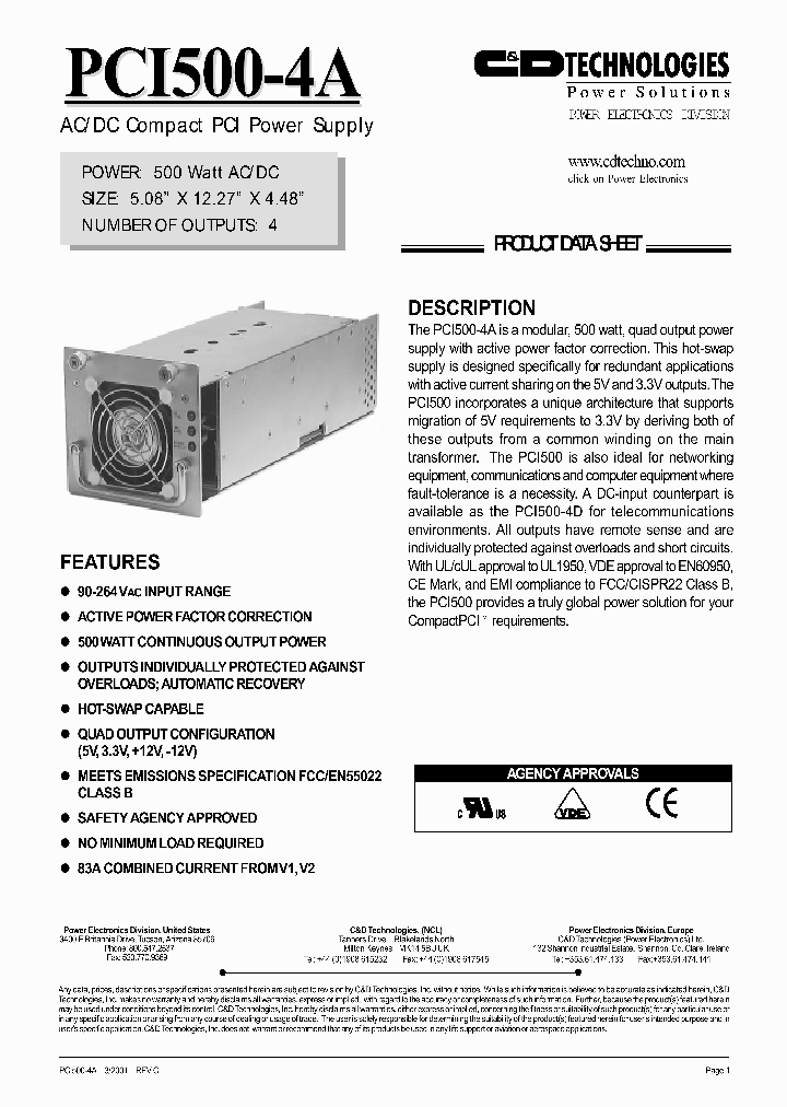 PCI500-4A_406672.PDF Datasheet