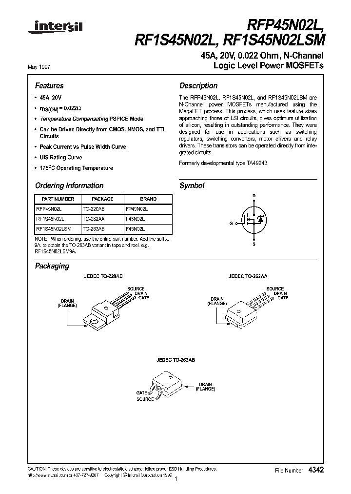 RFP45N02L_171368.PDF Datasheet