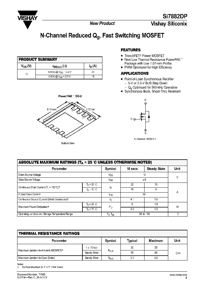 SI7882DP_43202.PDF Datasheet