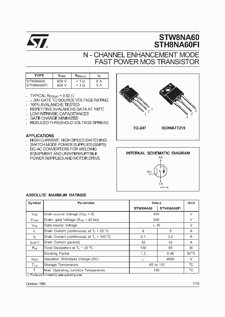 STH8NA60FI_387972.PDF Datasheet