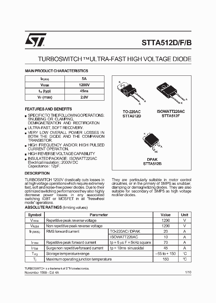 STTA512B_396086.PDF Datasheet