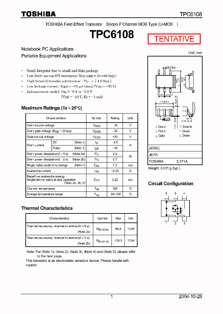 TPC6108_425970.PDF Datasheet