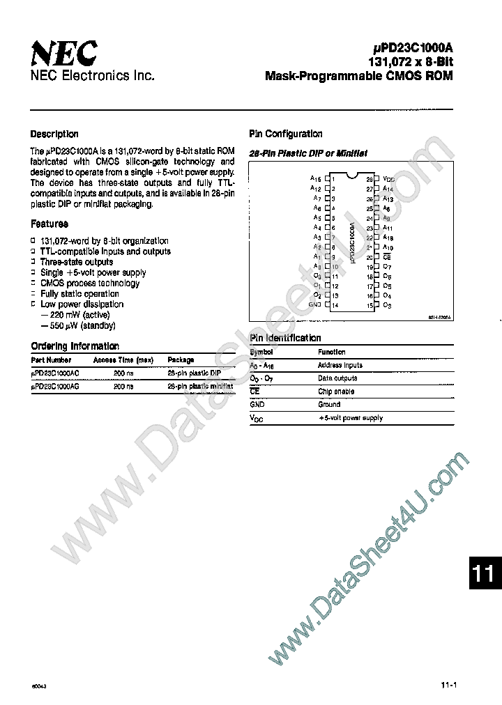 UPD23C1000A_419591.PDF Datasheet