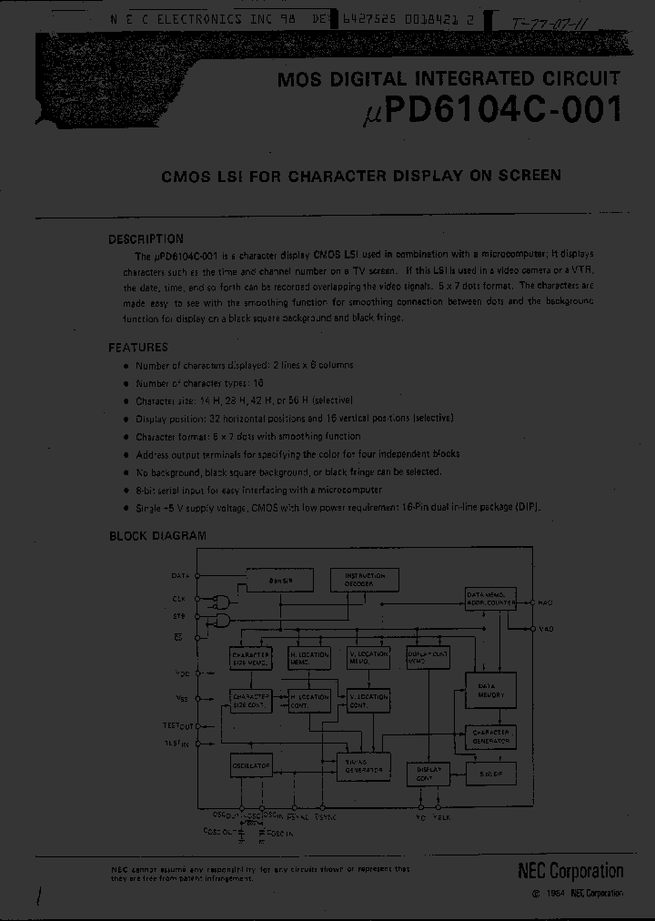 UPD6104C-001_399730.PDF Datasheet