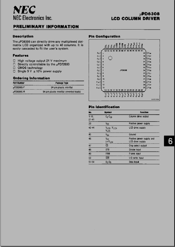 UPD6308_401025.PDF Datasheet