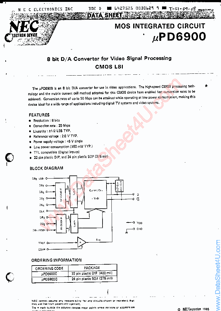UPD6900G_401498.PDF Datasheet