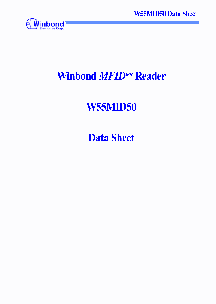 W55MID50_433007.PDF Datasheet
