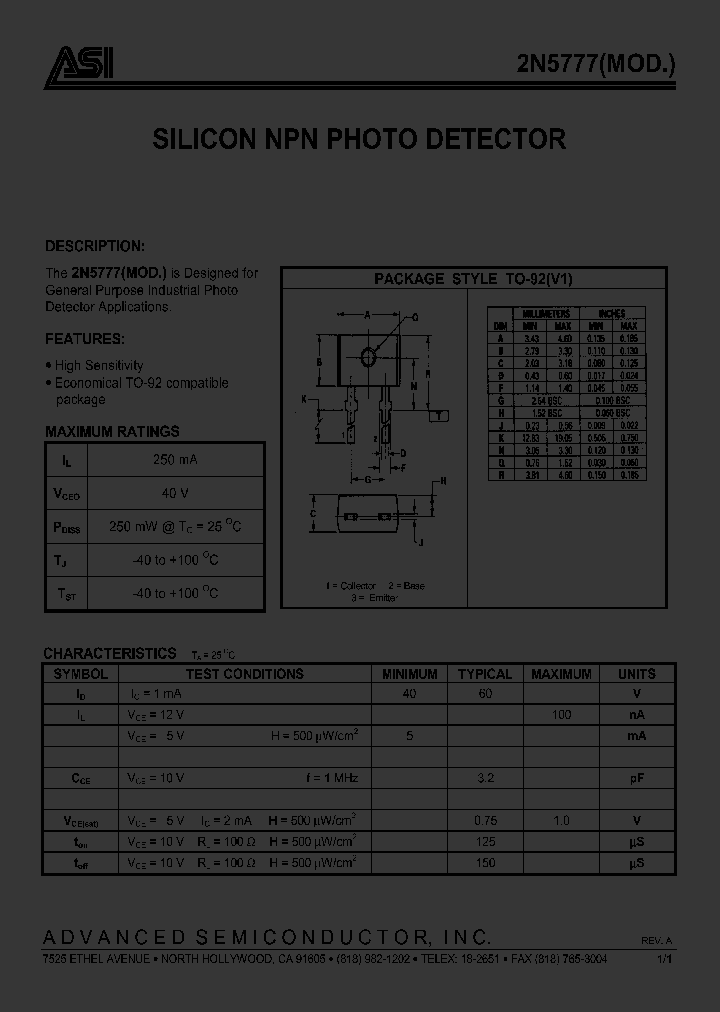 2N5777MOD_214613.PDF Datasheet