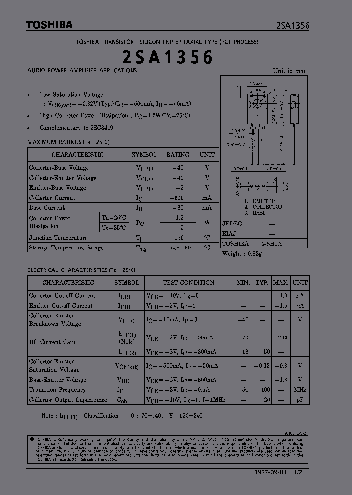 2SA1356_297669.PDF Datasheet