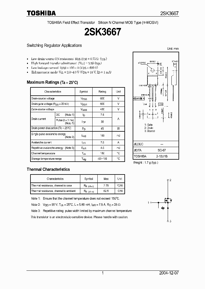 2SK3667_435860.PDF Datasheet
