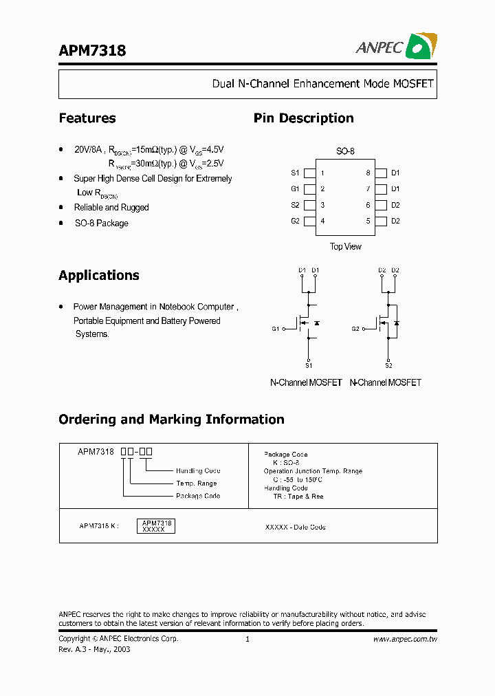 APM7318_455617.PDF Datasheet