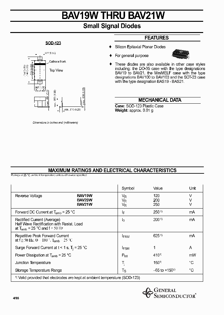 BAV20W_466579.PDF Datasheet