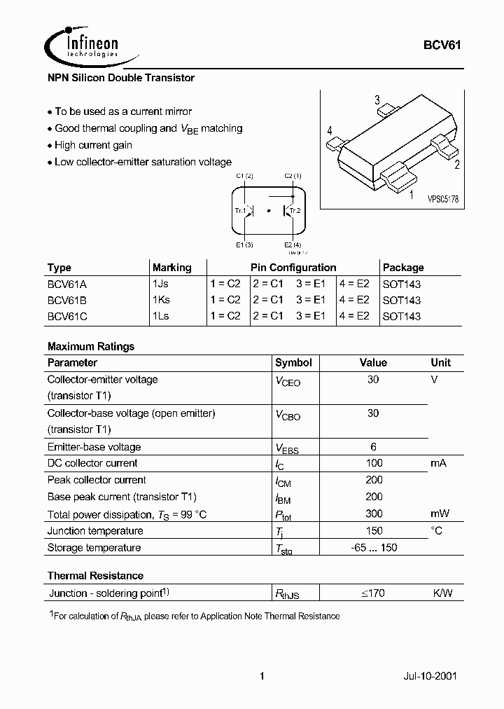 BCV61C_474307.PDF Datasheet