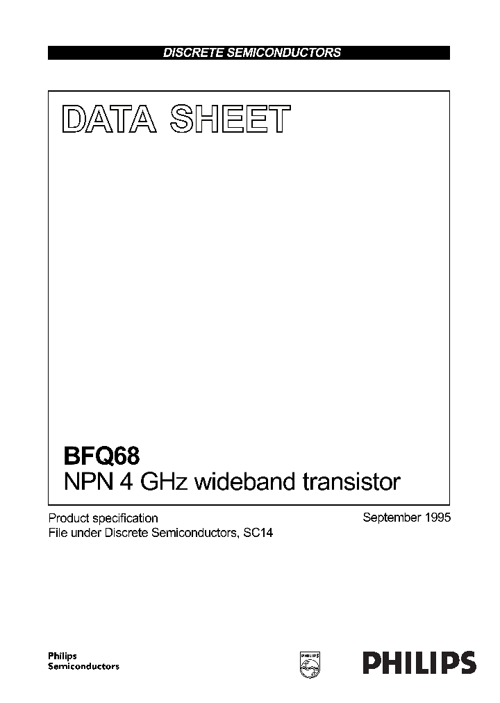 BFQ68_475498.PDF Datasheet