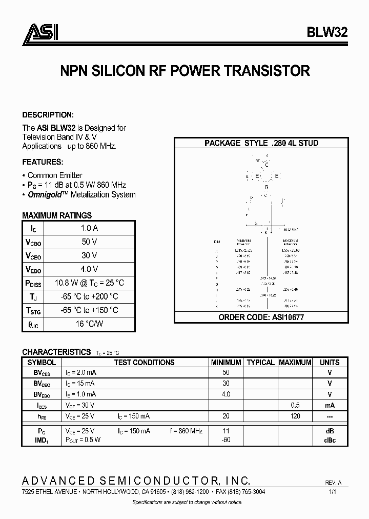 BLW32_475515.PDF Datasheet