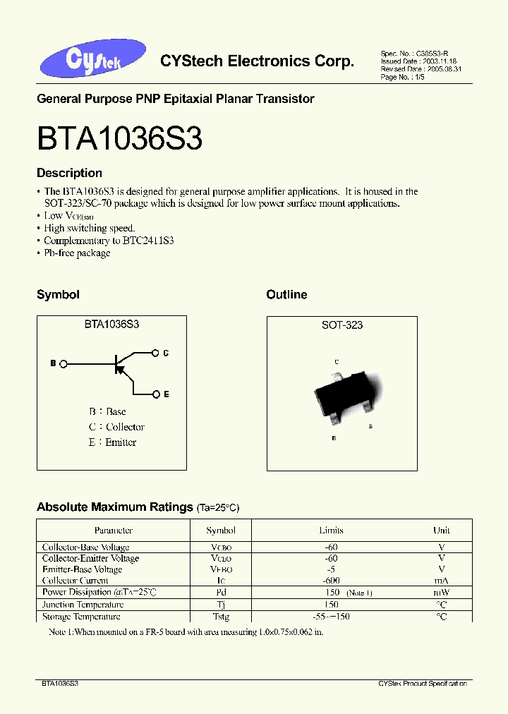 BTA1036S3_469440.PDF Datasheet