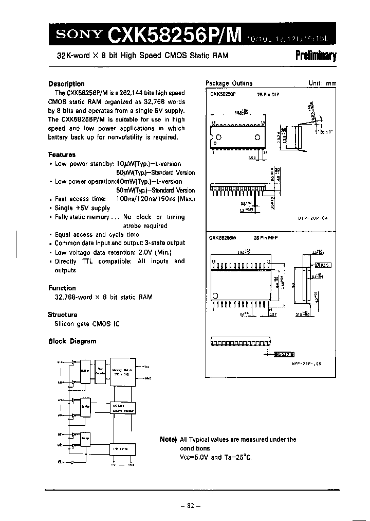 CXK58256_442812.PDF Datasheet