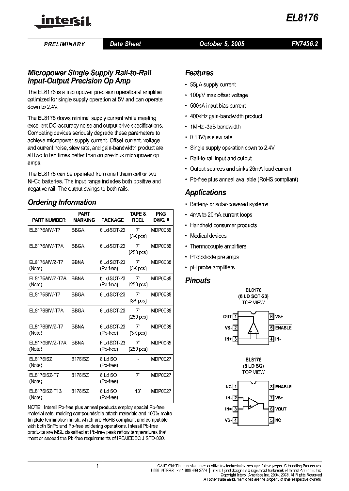 EL8176_483935.PDF Datasheet