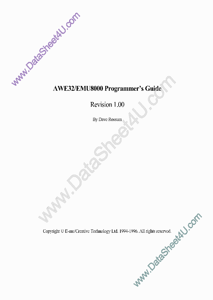 EMU8000_473224.PDF Datasheet