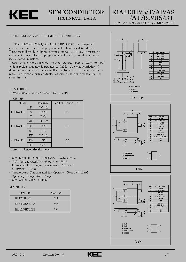 KIA2431AS_477478.PDF Datasheet