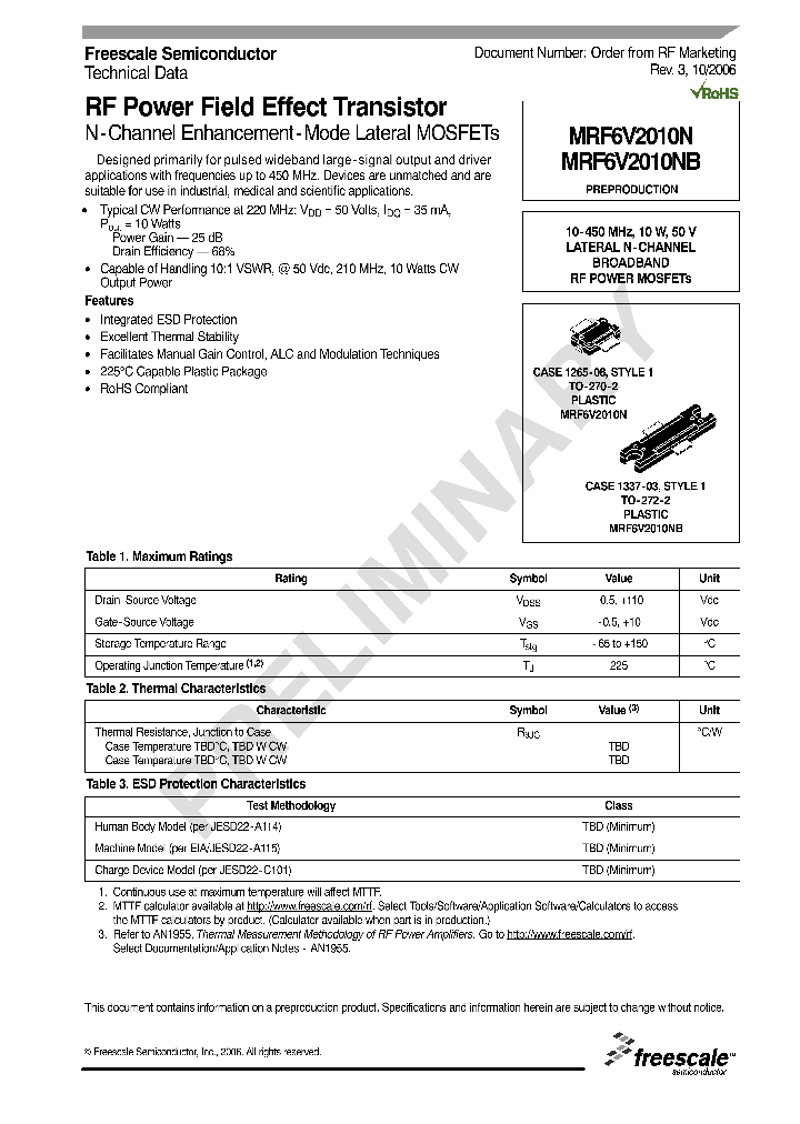 MRF6V2010N_476738.PDF Datasheet