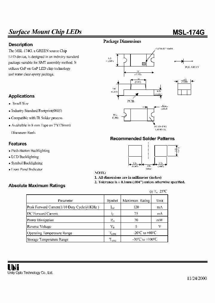 MSL-174G_457383.PDF Datasheet