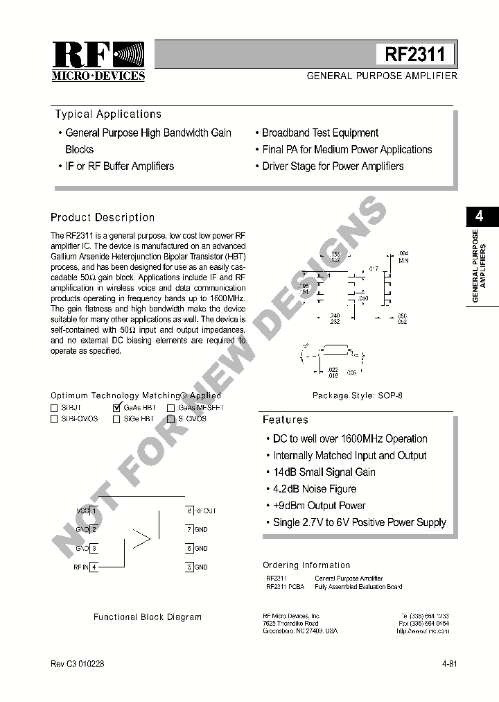 RF2311PCBA_474918.PDF Datasheet