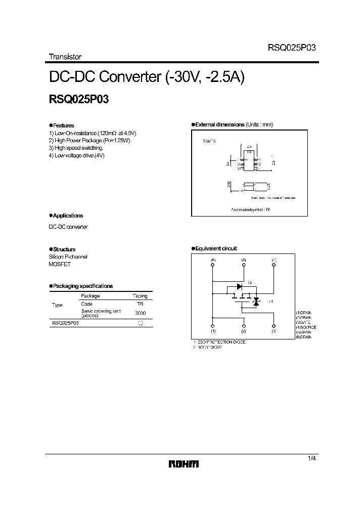 RSQ025P03_451756.PDF Datasheet