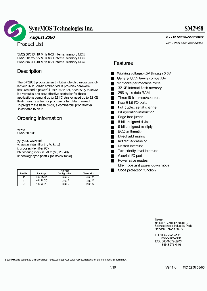 SM2958_474857.PDF Datasheet