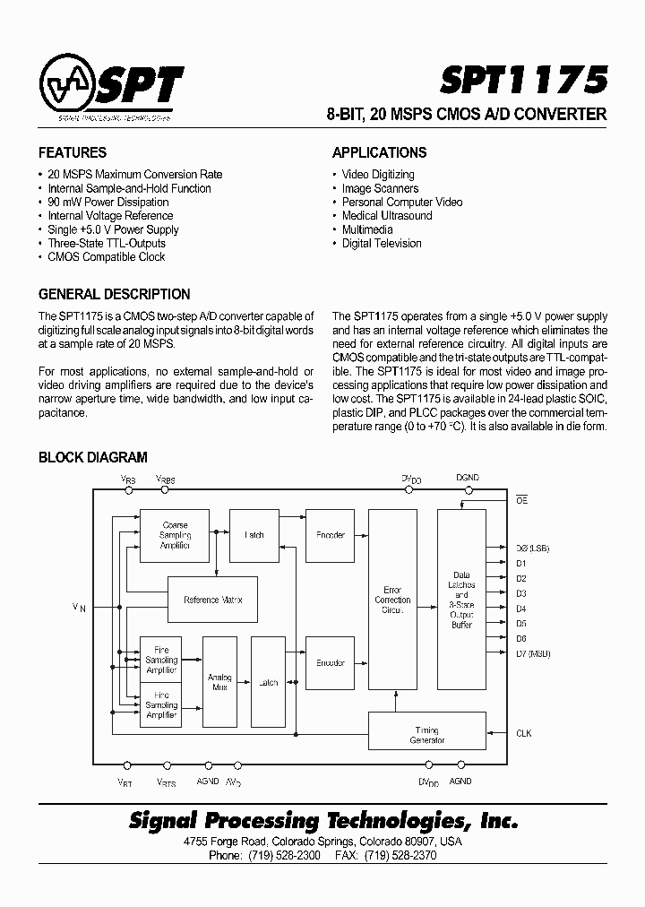 SPT1175ACN_457232.PDF Datasheet