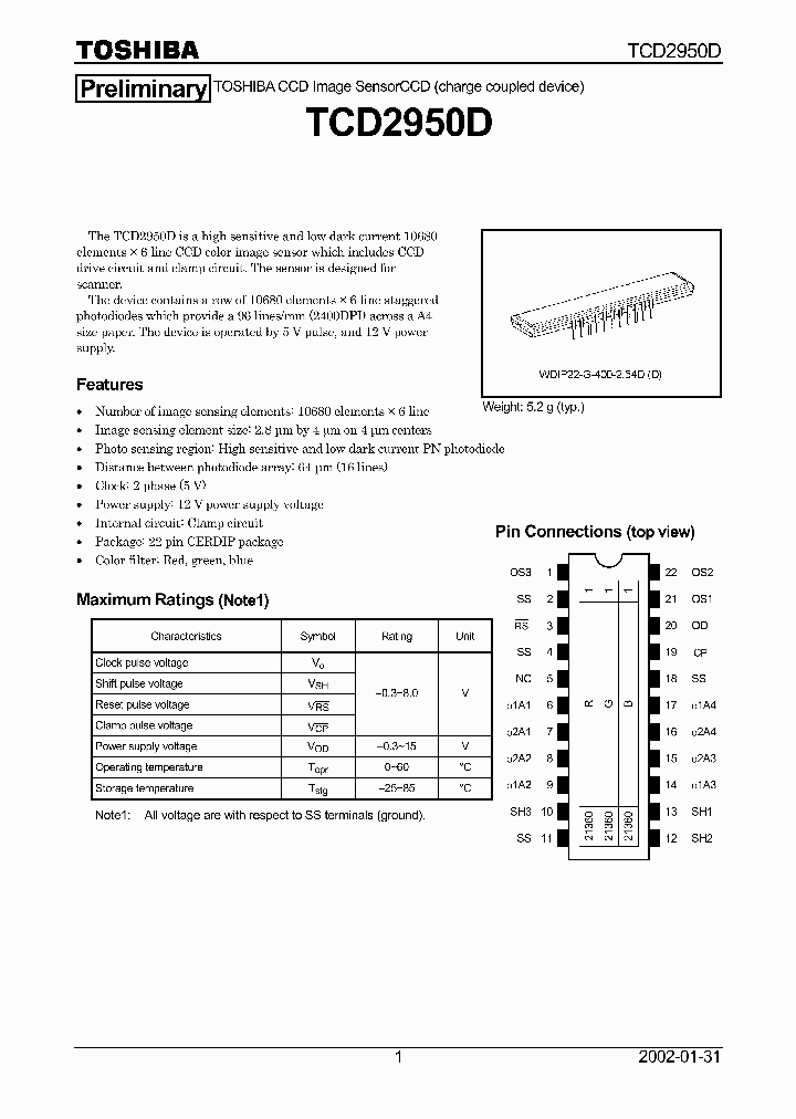 TCD2950D_400897.PDF Datasheet