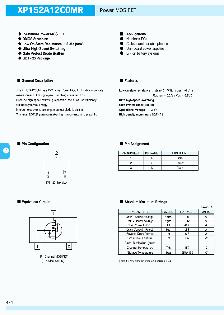 XP152A12COMR_446039.PDF Datasheet