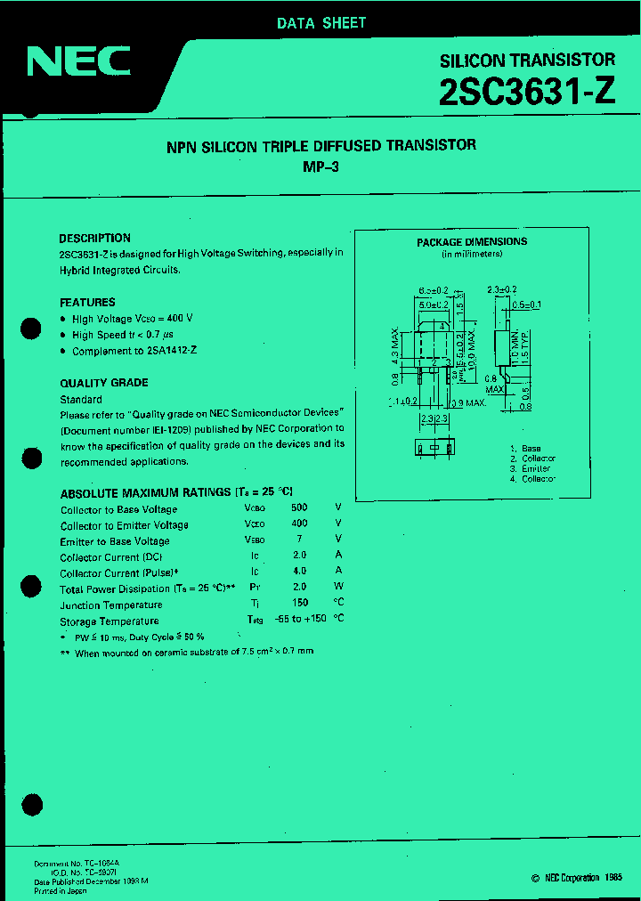 2SC3631_505052.PDF Datasheet