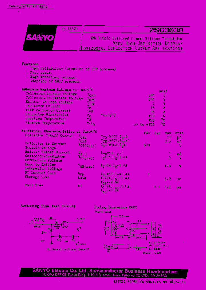 2SC3638_511775.PDF Datasheet