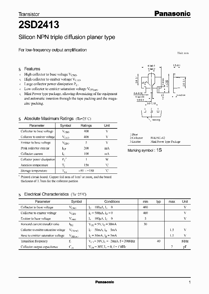 2SD2413_526614.PDF Datasheet