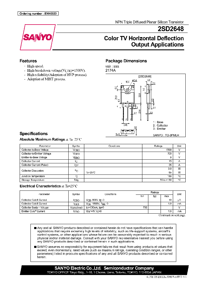 2SD2648_497640.PDF Datasheet