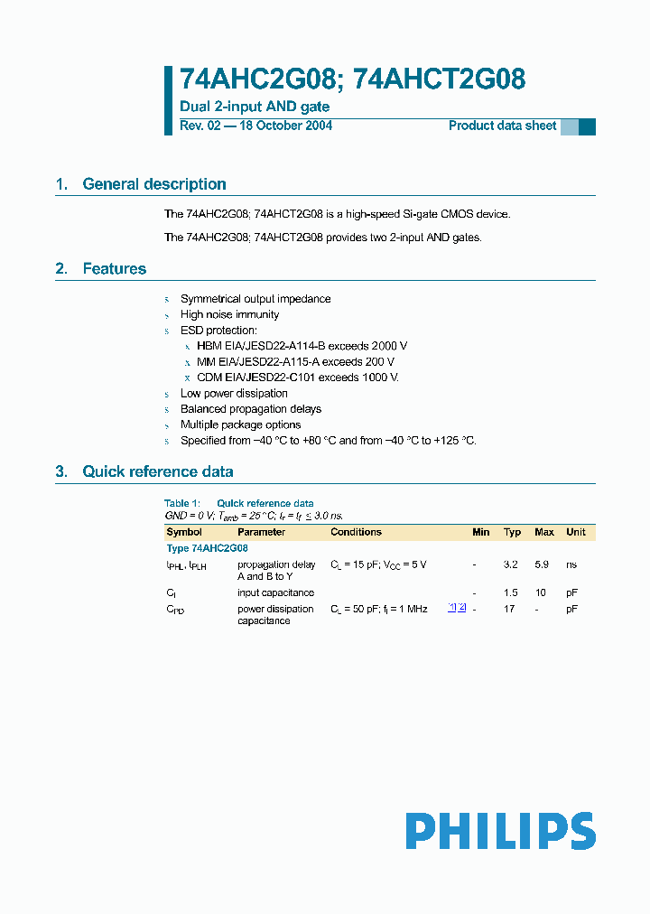 74AHC2G08DC_523848.PDF Datasheet